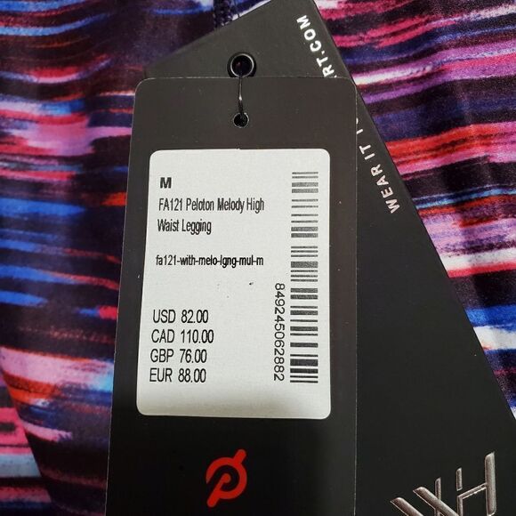 Peloton Women Sz Medium Melody High Multicolor Waist Legging NWT - Picture 6 of 8
